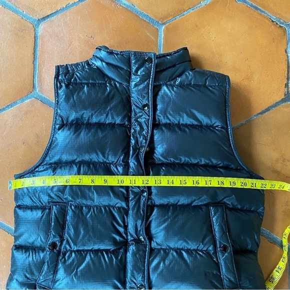 J Crew Vest Womens Large L Black Alhambra Puffer Down Shiny Commute Ski Hike - Picture 7 of 7